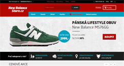 Desktop Screenshot of newbalancestore.cz